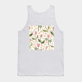 Floral Pattern Tank Top